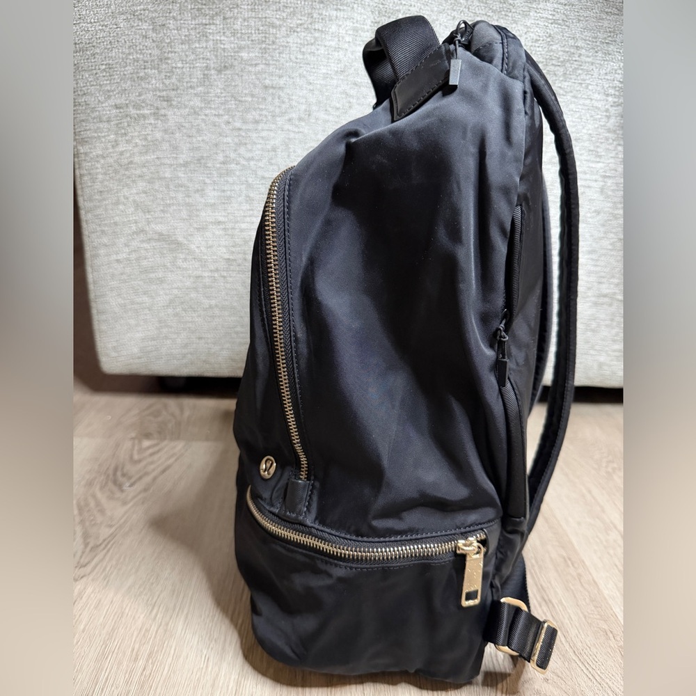 Lululemon Athletica Black Backpack with Gold Accents - Picture 6 of 16
